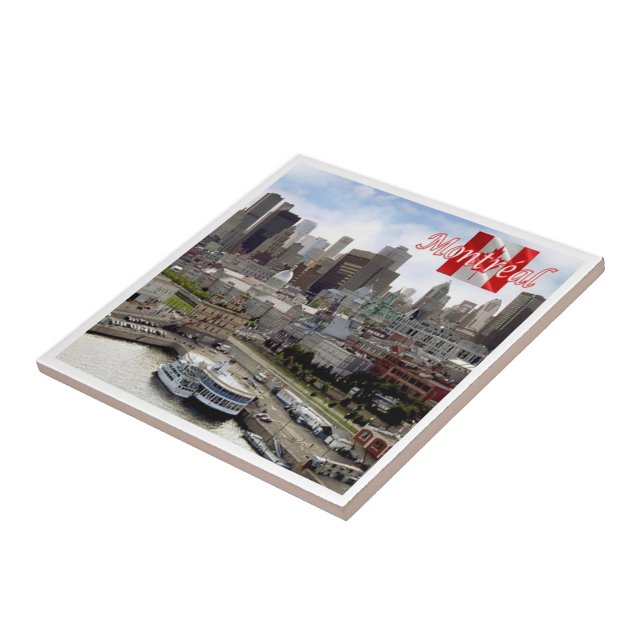 Azulejo zCA024 MONTREAL Panorama, Canadá, (Lado)