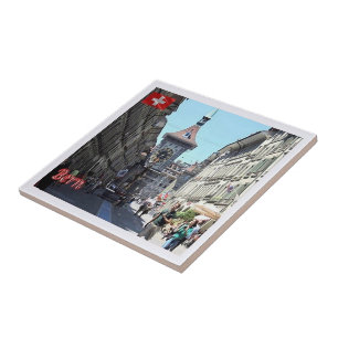 Azulejo zCH022 BERN Downtown Suiza -