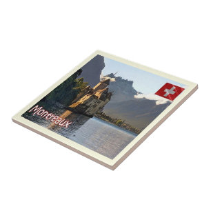 Azulejo zCH029 MONTREAUX Suiza -