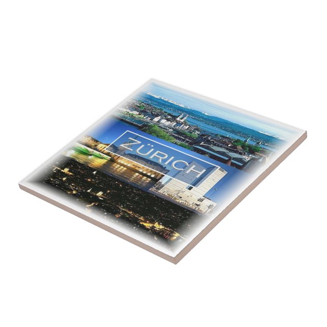 Azulejo zCH040 ZURICH Suiza (Lado)