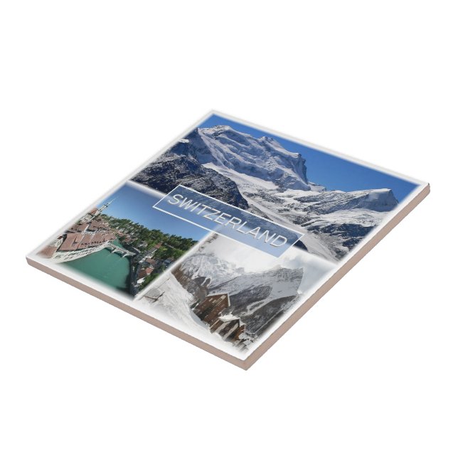 Azulejo zCH041 Suiza, Europa, (Lado)