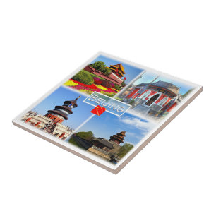 Azulejo zCN004 TIANANMEN Beijin, Asia,