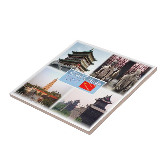 Azulejo zCN005 TERRACOTTA Shaanxi, XI AN, (Lado)