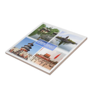 Azulejo zCN008 BEIJING, China, souvenir,