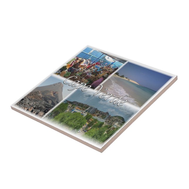 Azulejo zCV025 CAPE VERDE, Mosaic, África, (Lado)