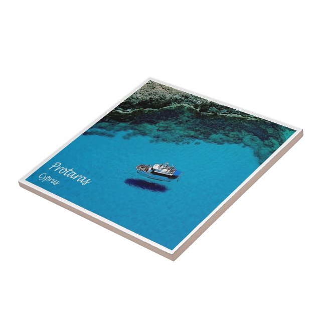 Azulejo zCY007 PROTARAS Chipre, (Lado)