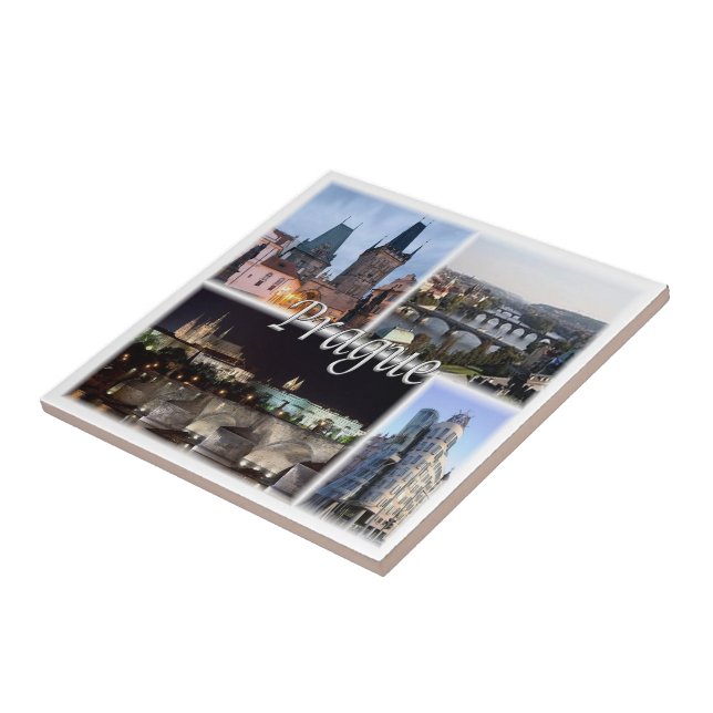 Azulejo zCZ005 PRAGA República Checa, (Lado)