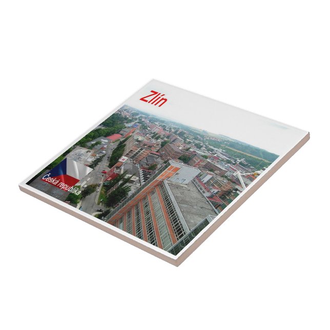 Azulejo zCZ008 ZLÍN República Checa, (Lado)