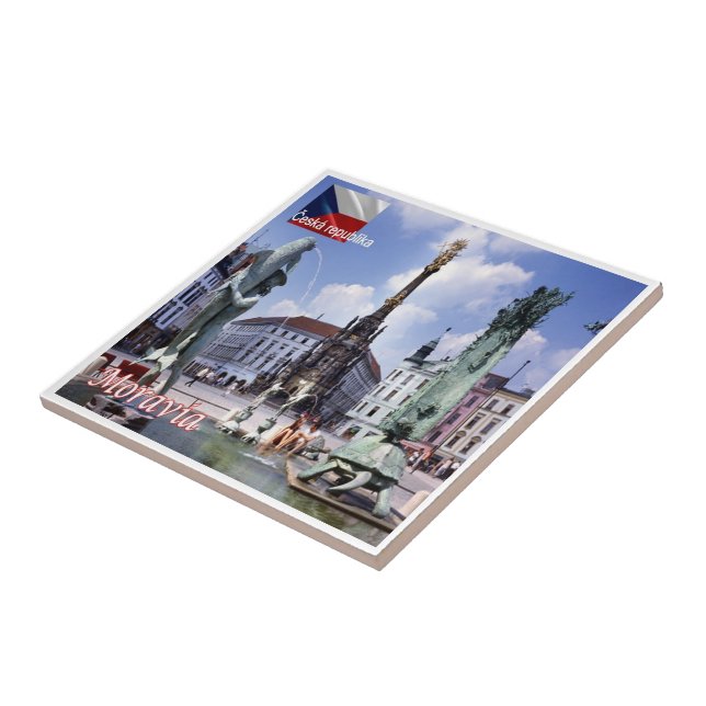 Azulejo ZCZ014 MORAVIA República Checa, (Lado)