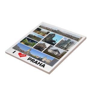 Azulejo ZCZ023 PRAGUE I Love República Checa,