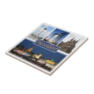 Azulejo zDE008 DUSSELDORF, Alemania, Europa,