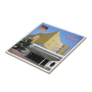 Azulejo zDE010 BERLIN Philharmonie Alemania,