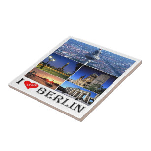 Azulejo zDE020 BERLIN I LOVE Alemania,