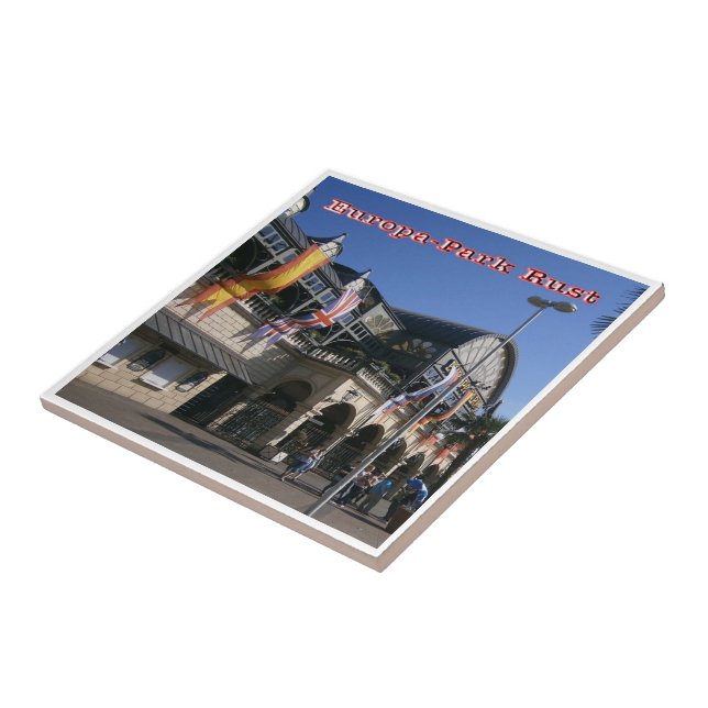 Azulejo zDE047 EUROPA PARK RUST Alemania, (Lado)