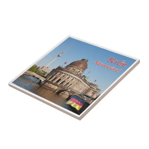 Azulejo zDE061 BERLIN Museum Island Alemania,