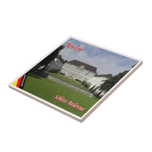 Azulejo zDE068 BERLIN SCHLOSS BELLEVUE Alemania,