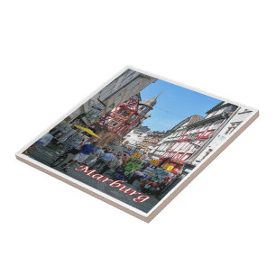 Azulejo zDE101 MARBURG Wettergasse Alemania,