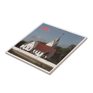 Azulejo zDK015 ROMO SAINT CLEMEN KIRKE Frisian Islands,