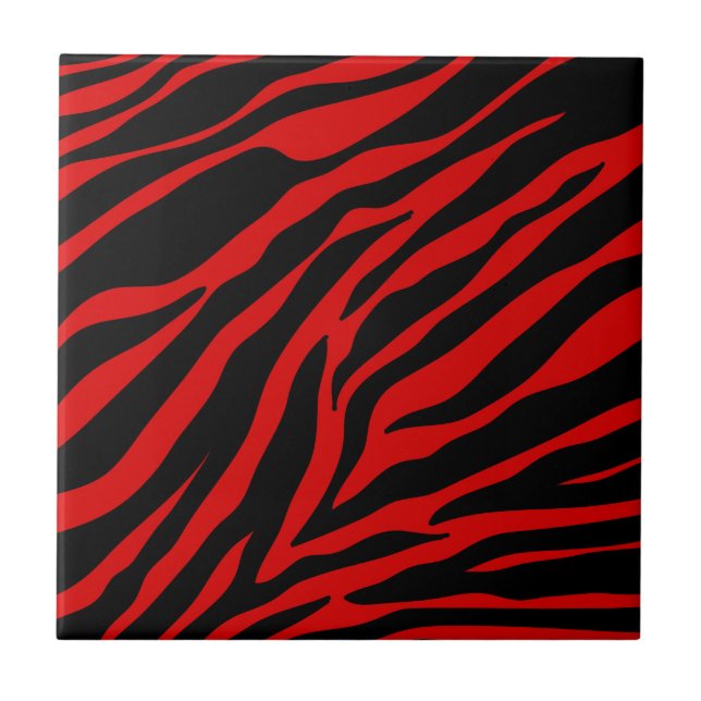 Azulejo zebra roja (Frente)