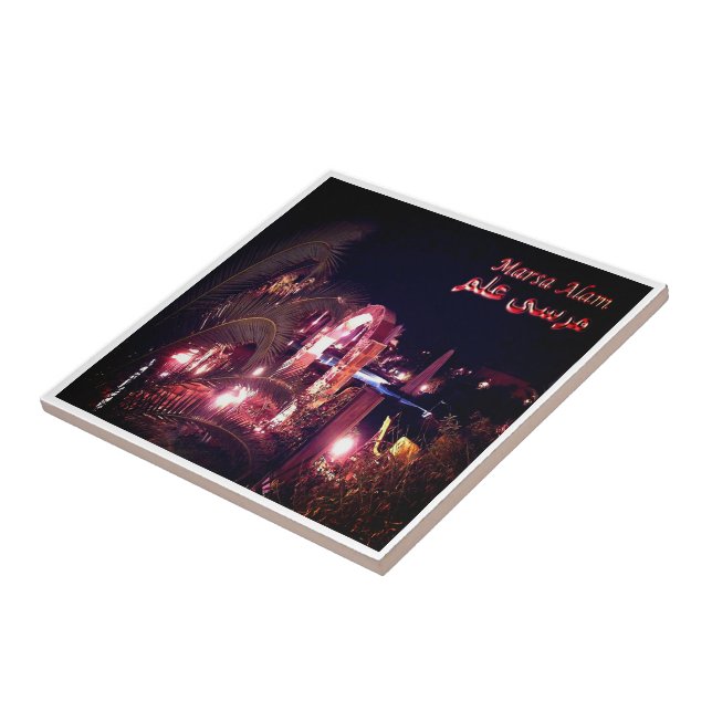 Azulejo zEG036 MARSA ALAM, Mar Rojo, Egipto, África, (Lado)