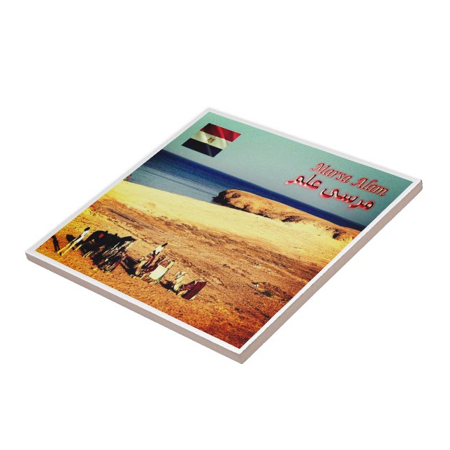 Azulejo zEG045 MARSA ALAM, Mar Rojo, Egipto, África, (Lado)