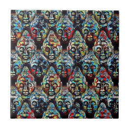 Azulejo Zen Buda