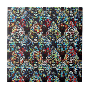 Azulejo Zen Buda