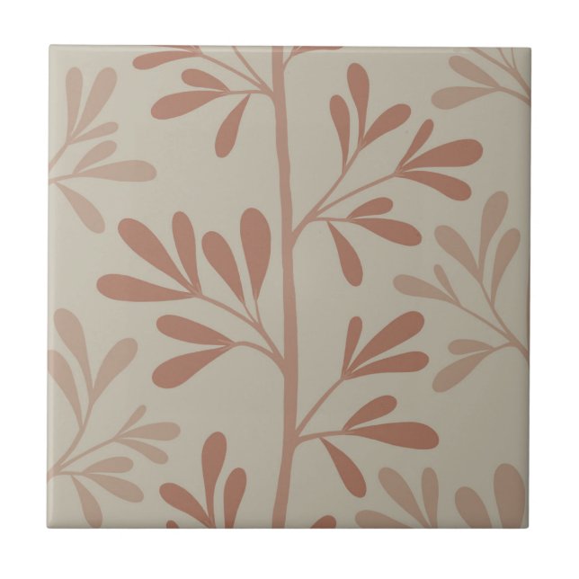 Azulejo Zen Garden Stems XL 6 mínimo botánico (Frente)