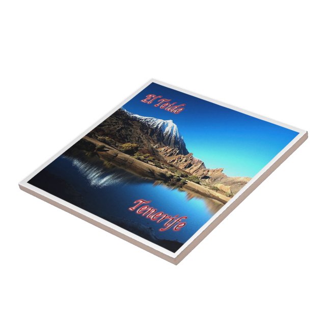 Azulejo zES006 EL TEIDE Tenerife España, (Lado)