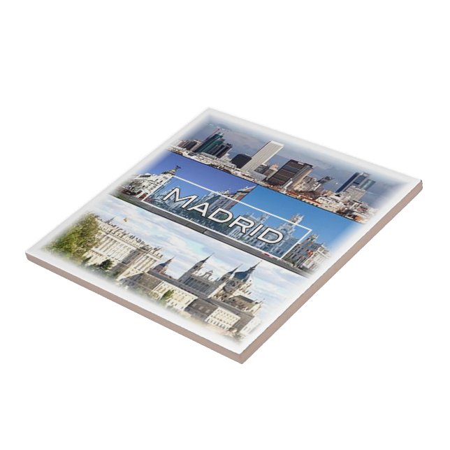 Azulejo zES023 MADRID, España, (Lado)