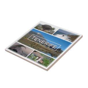 Azulejo zES045 TENERIFE, Islas Canarias, España,