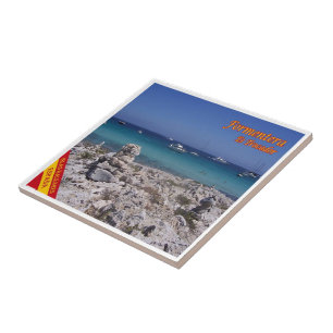 Azulejo zES065 FORMENTERA TROCADOR BEACH, Balear,