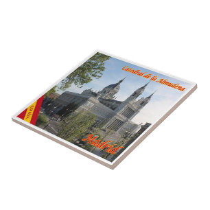 Azulejo zES090 MADRID, CATEDRAL ALMUDENA, España,