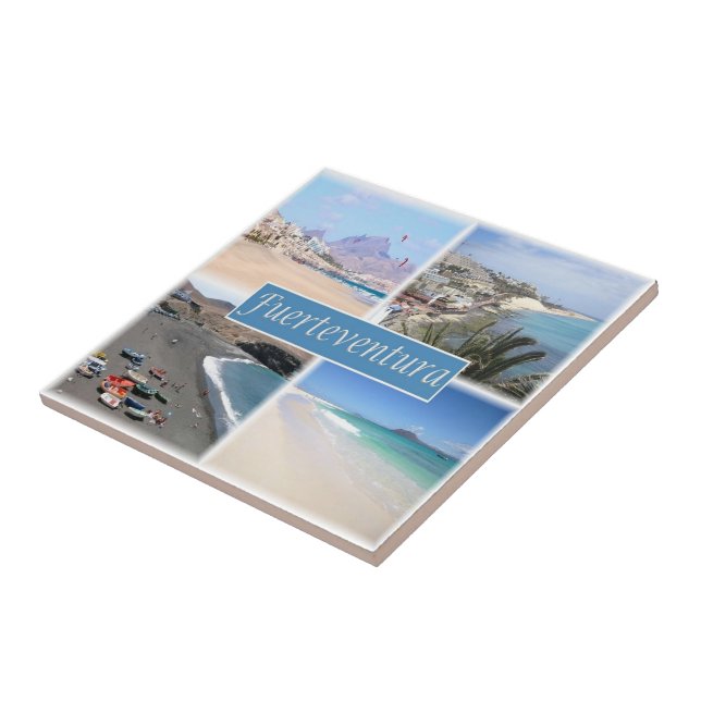 Azulejo zES102 FUERTEVENTURA, Islas Canarias, (Lado)