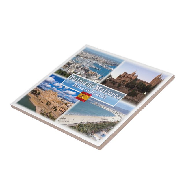 Azulejo zES107 MALLORCA PALMA, Islas Baleares, (Lado)