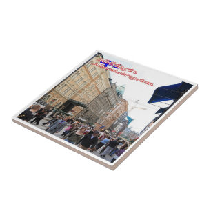 Azulejo zFI003 HELSINKI Alexandersgatan, Finlandia,