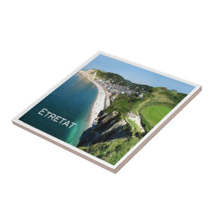 Azulejo zFR023 ETRETAT Panorama, Normandía, Francia