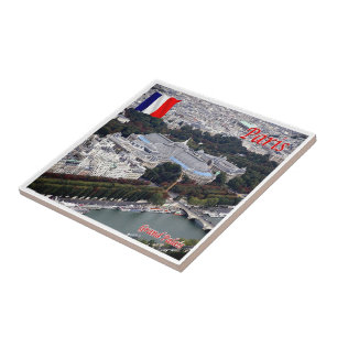 Azulejo zFR059 PARIS Grand Palais, Francia,