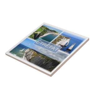 Azulejo zFR101 ETRETAT Normandía,
