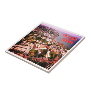 Azulejo zGA006 LIBREVILLE, Gabón, África,