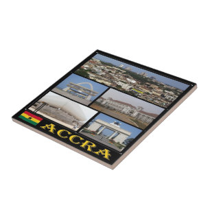 Azulejo zGH004 ACCRA, Mosaic, Ghana, África,