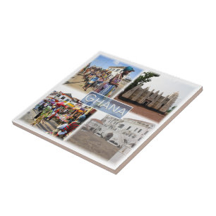 Azulejo zGH008 GHANA, Mosaic, África,