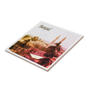 Azulejo zGM004 BANJUL, Gambia, África,