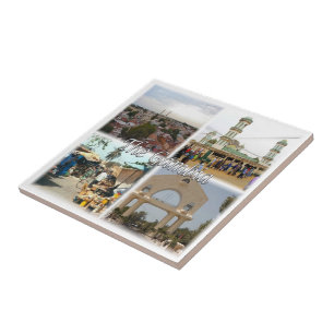 Azulejo zGM009 GAMBIA, Mosaic, África,