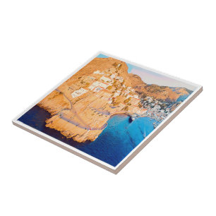 Azulejo zGR003 HYDRA - Castillo de Kavos - Grecia -