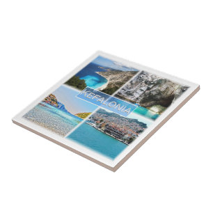 Azulejo zGR023 KEFALONIA, Grecia, Europa,