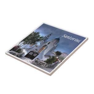 Azulejo zGR034 SANTORINI, Grecia,