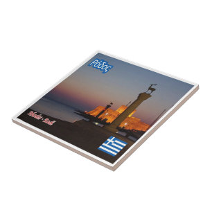 Azulejo zGR037 RHODES, Grecia,