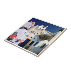 Azulejo zGR071 SANTORINI Thera, Grecia,