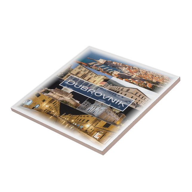 Azulejo zHR003 DUBROVNIK, Croacia, (Lado)